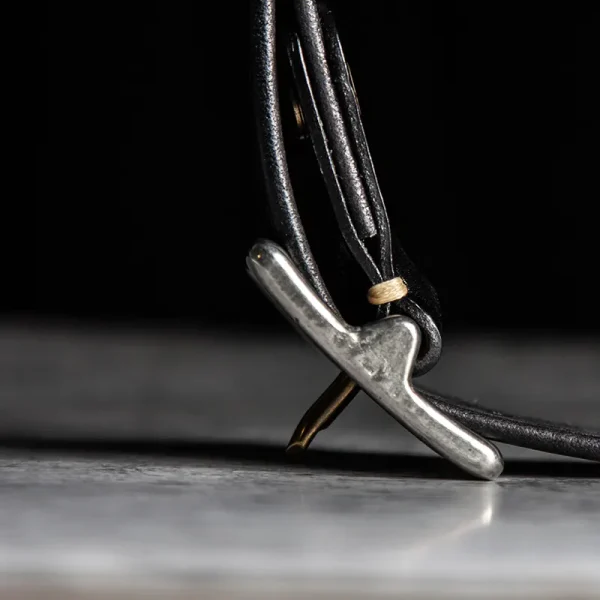 Full-Grain Leather Men's Casual Belt with Stainless Steel Buckle