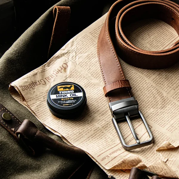 Colorless Mink Oil Leather Conditioner and Cleaner