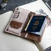 Premium Vintage Full-Grain Leather Passport Wallet for Travel