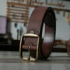 Classic Vintage Full-Grain Leather Men's Belt