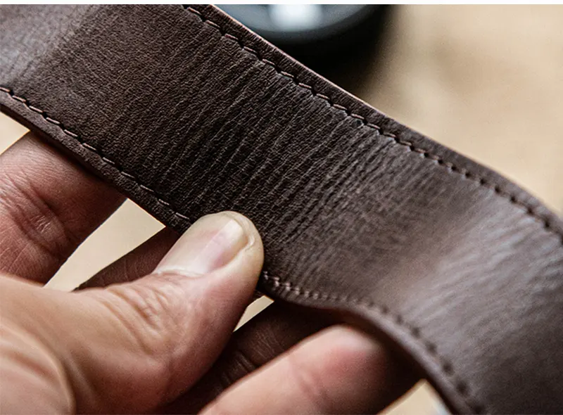 Japanese Vintage Handcrafted Full-Grain Leather Men's Belt