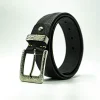Luxury Handcrafted Hammered Buckle Genuine Leather Men's Belt