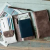 Premium Vintage Full-Grain Leather Passport Wallet for Travel