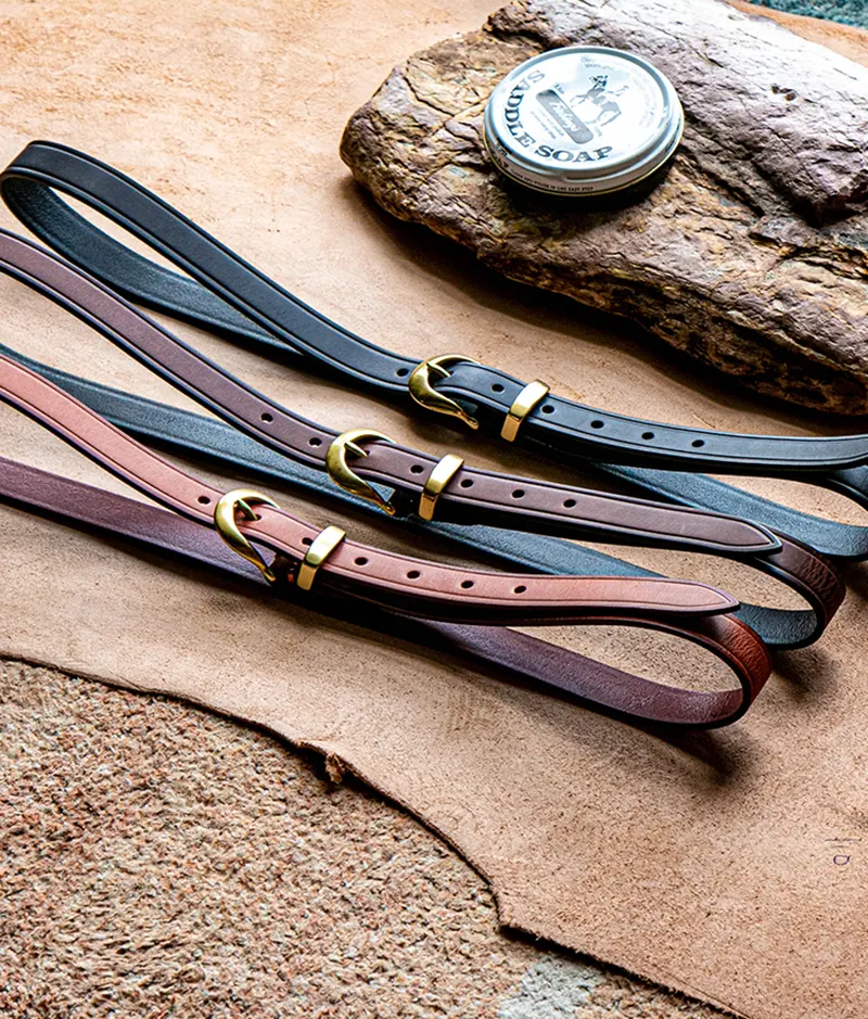 Artistic Full-Grain Leather Women's Versatile Skinny Belt