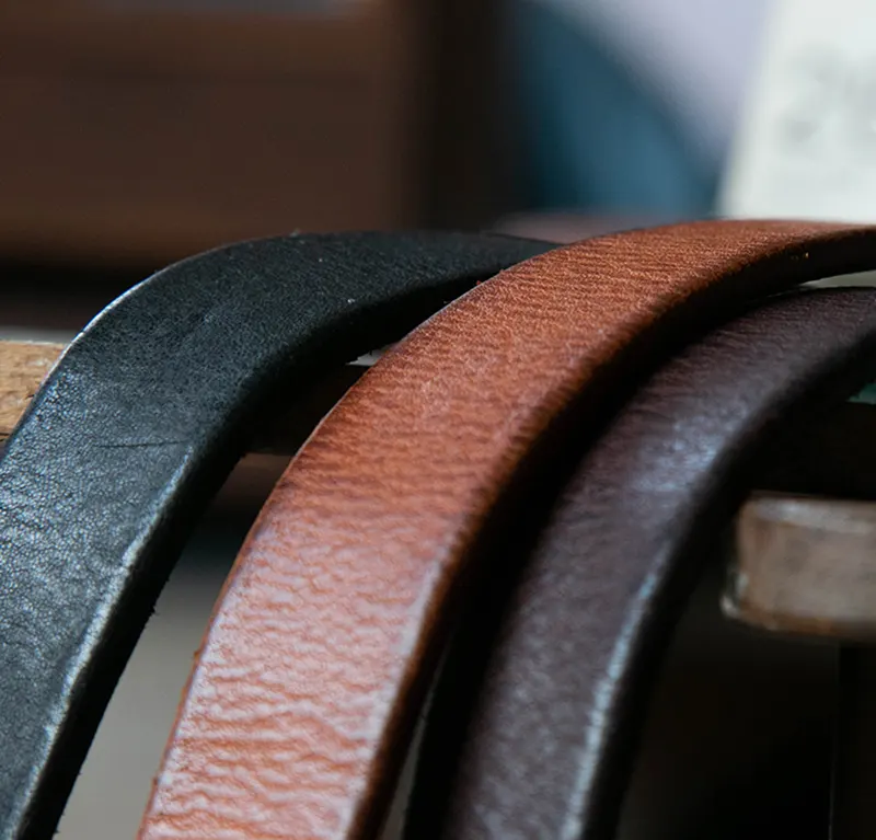 Artistic Vintage Versatile Full-Grain Leather Women's Fashion Belt