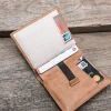 RSWL0241 Vintage Classic Leather Slim Short Wallet Minimalist Design