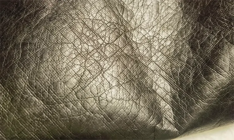 Embossed genuine leather texture
