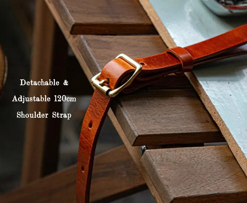 Colorblock Full-Grain Leather Messenger Style Crossbody Bag