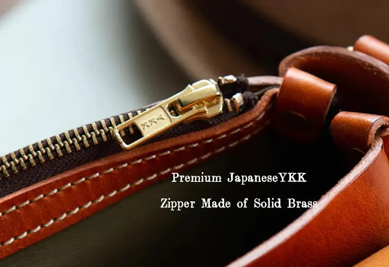 Colorblock Full-Grain Leather Messenger Style Crossbody Bag