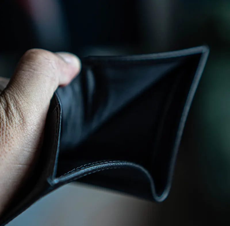 Fashionable Minimalist Soft Textured Genuine Leather Short Wallet