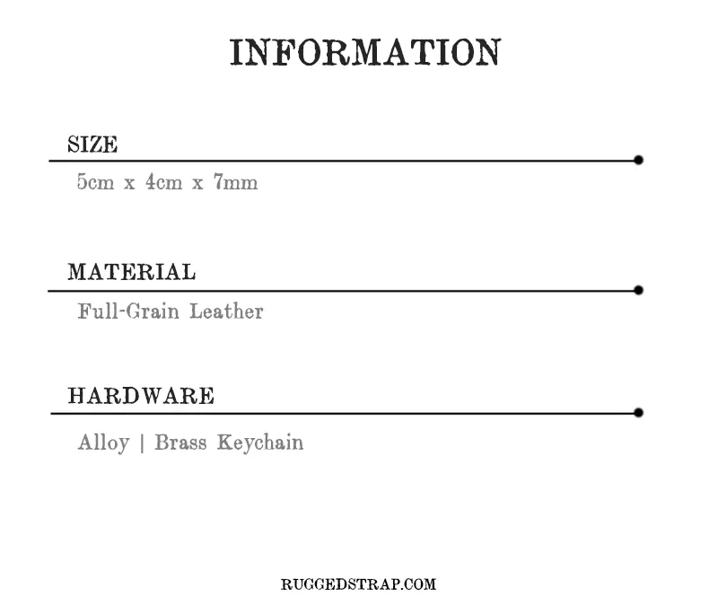 Handcrafted Full-Grain Genuine Leather Motorcycle Keychain