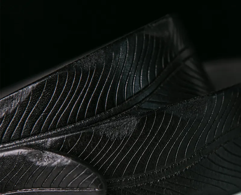 Handcrafted Full-Grain Leather Belt with Hammered Brass Buckle