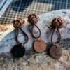 Handcrafted Vintage Cowhide Leather Cat Creative Keychain
