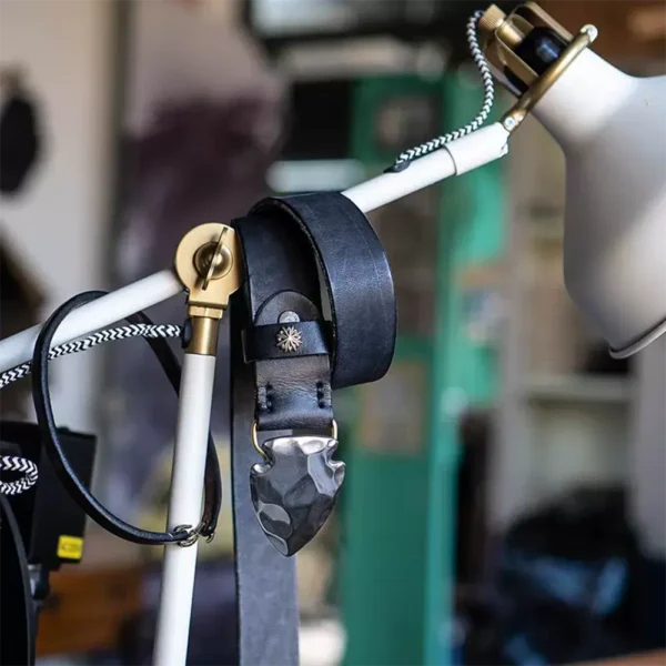 RSBE0481-z-02 Rugged Niche Men's Cowhide Belt with Stainless Steel Buckle