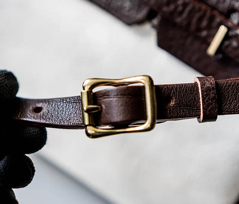 Luxury Vintage Vegetable-Tanned Leather Birkin-Style Handbag