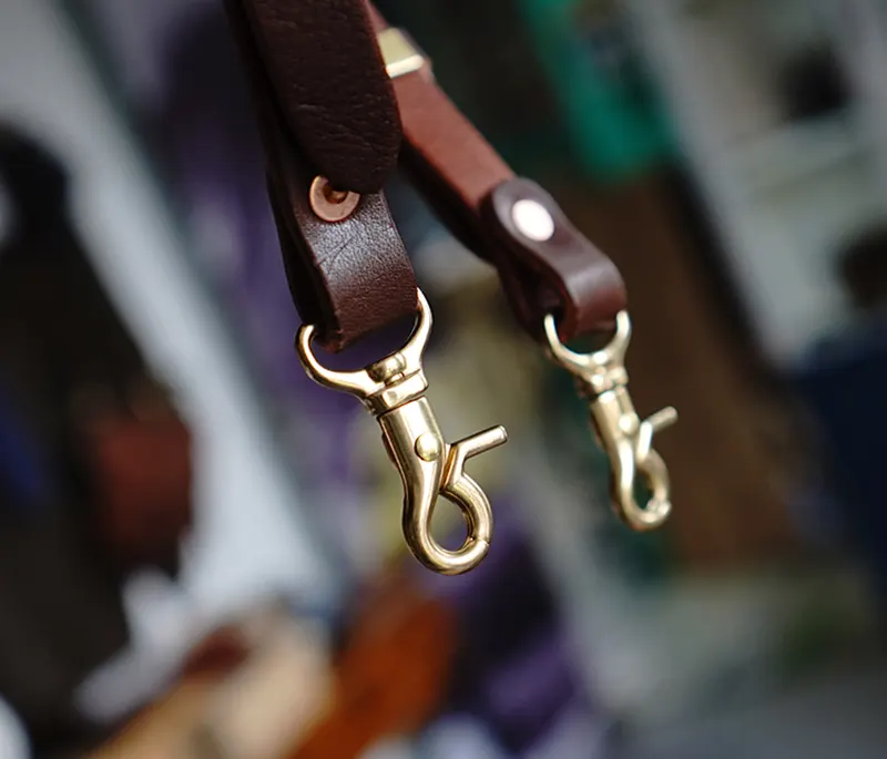 Luxury Vintage Vegetable-Tanned Leather Birkin-Style Handbag