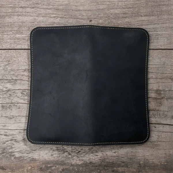 RSWL0442-z-02 Minimalist Vintage Cowhide Long Wallet with Multiple Card Slots