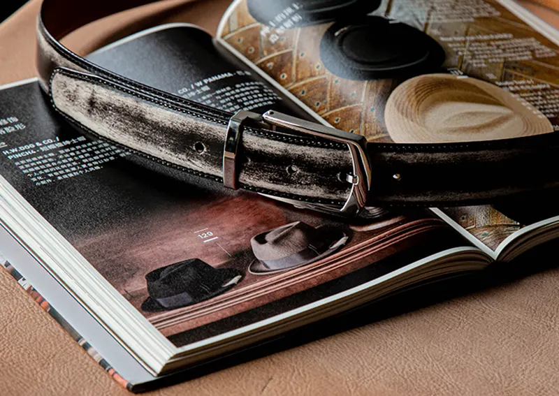 Original Luxury Men's Business Full-Grain Leather Belt