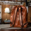 Outdoor Travel Vintage Full Vegetable-Tanned Leather Backpack
