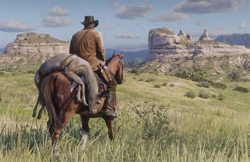 Red Dead Redemption leather gear close-up