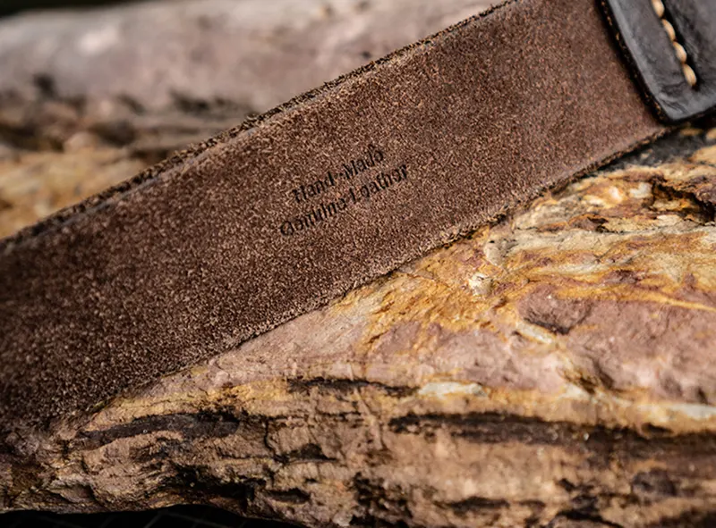 Street Style Native American-Inspired Elements Leather Belt