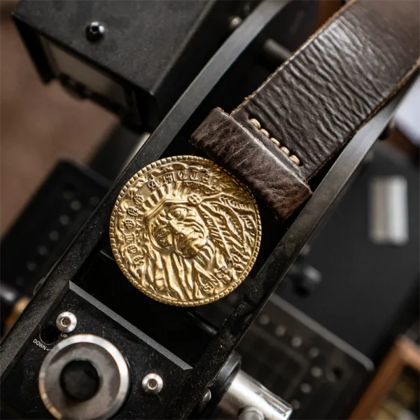 RSBE0702-z-02 Street Style Native American-Inspired Elements Leather Belt