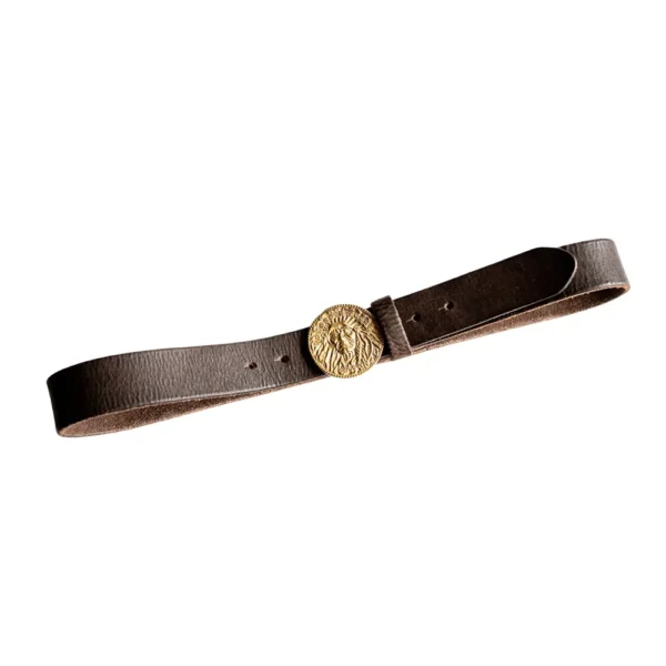 RSBE0702-z-05 Street Style Native American-Inspired Elements Leather Belt