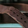 Unique Vintage Versatile Full-Grain Leather Belt with Brass Buckle