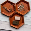 RSBG0790-z-01 Vegetable-Tanned Leather Structured Storage Tray