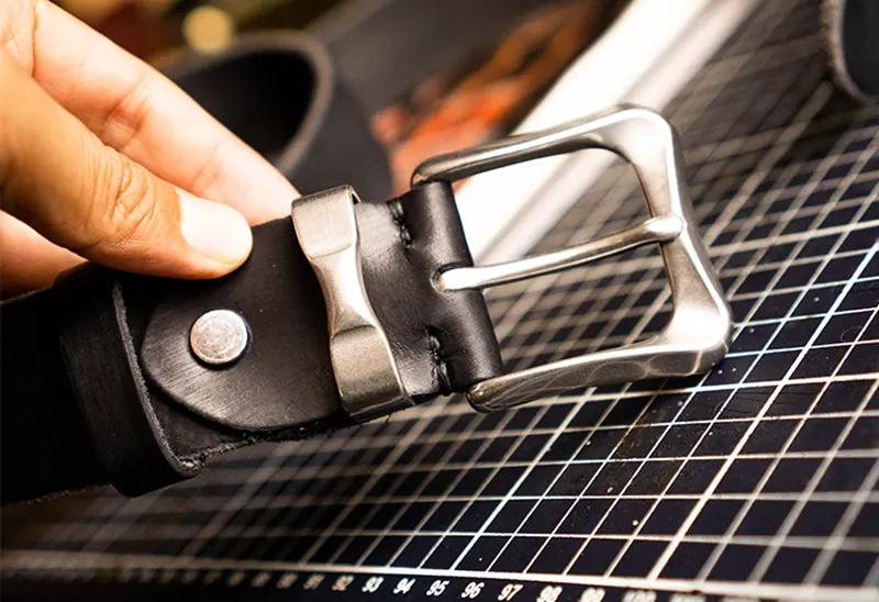 Vintage Casual Versatile Fashion Full-Grain Leather Belt for Men