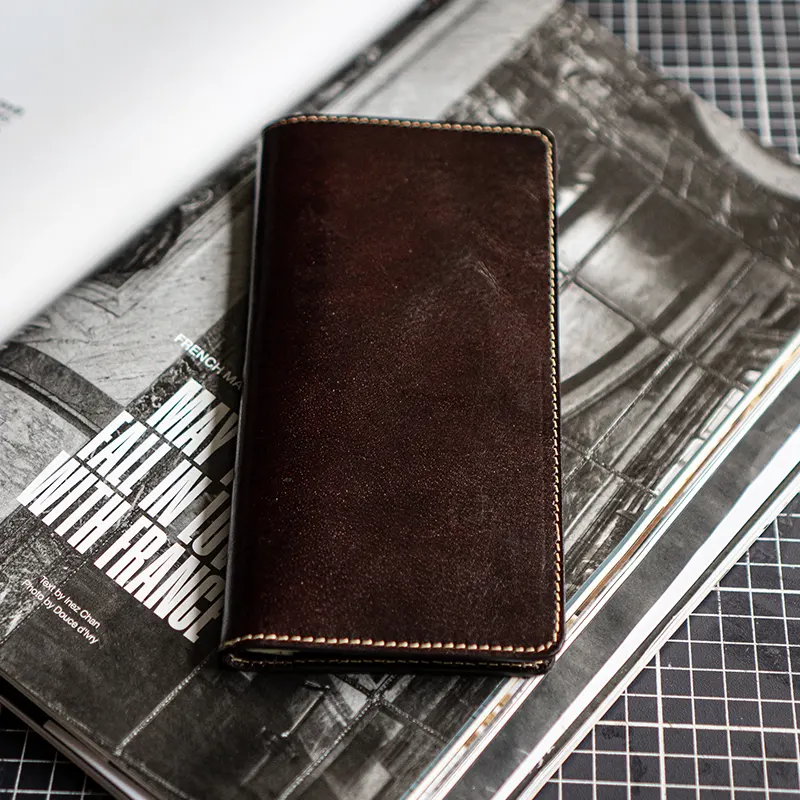 Vintage Classic Genuine Leather Passport Holder Travel Wallet