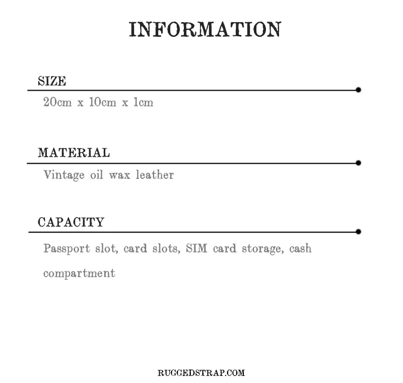 Vintage Classic Genuine Leather Passport Holder Travel Wallet