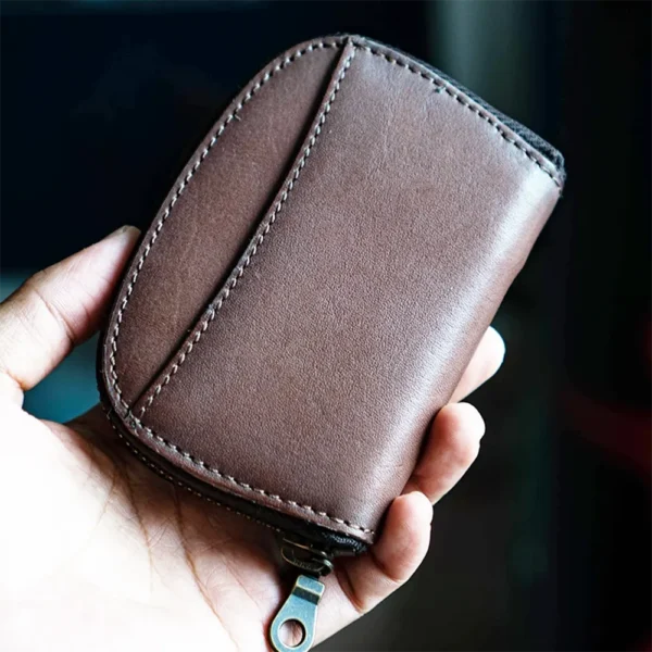 Vintage Handcrafted Key Pouch Portable Accessory Organizer