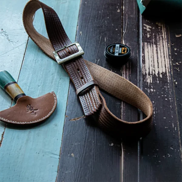 Vintage Handcrafted Unique Biker Style Full-Grain Leather Soft Belt