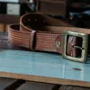 Vintage Handcrafted Unique Biker Style Full-Grain Leather Soft Belt