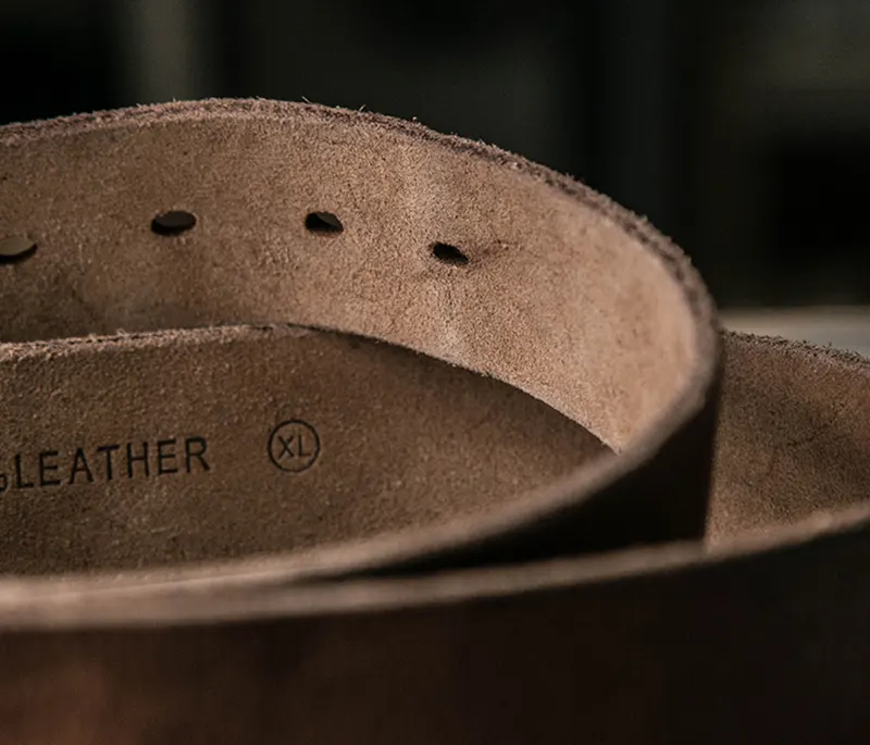 Vintage Original Custom Full-Grain Leather Handmade Men's Belt