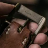 rugged leather belt