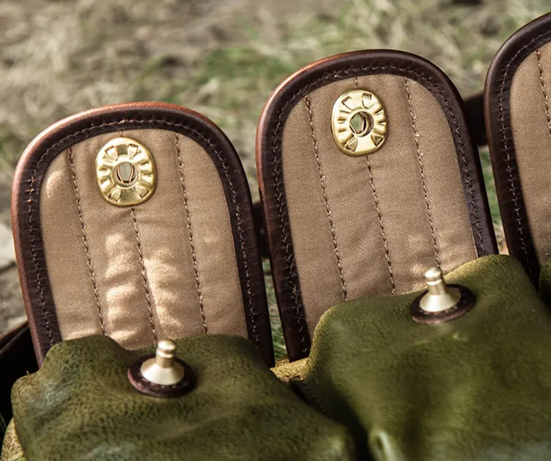 Vintage Paratrooper Outdoor Travel Crossbody Leather Bag