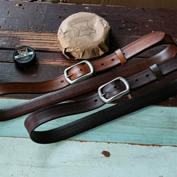 RSBE0551-z-01 Vintage Youth Style Soft Genuine Leather Belt with Natural Grain