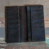 Vintage Full-Grain Crazy Horse Leather Men's Long Wallet