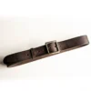Vintage Handcrafted Distressed Full-Grain Leather Belt