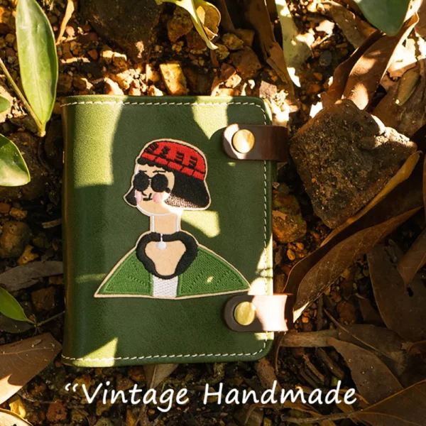 RSAS0795 Vintage Handmade Genuine Leather Refillable Journal Notebook