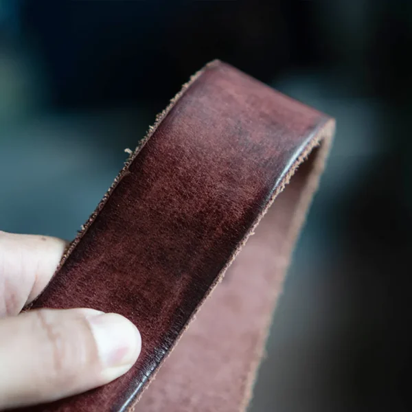 Handcrafted Vintage Vegetable-Tanned Leather Men's Jeans Belt