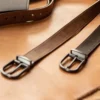 RSBE0882-z-01 Vintage Distressed Vegetable-Tanned Leather Men's Belt