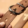 RSBE0882-z-03 Vintage Distressed Vegetable-Tanned Leather Men's Belt